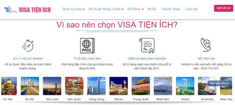 Top 10 công ty dịch vụ làm Visa uy tín tại TPHCM 2022