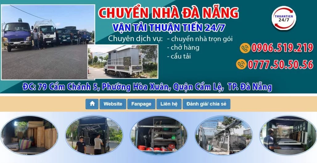 Top 10 công ty chuyển nhà trọn gói uy tín tại Đà Nẵng 2023 11 Vận tải Thuận Tiến 24/7
