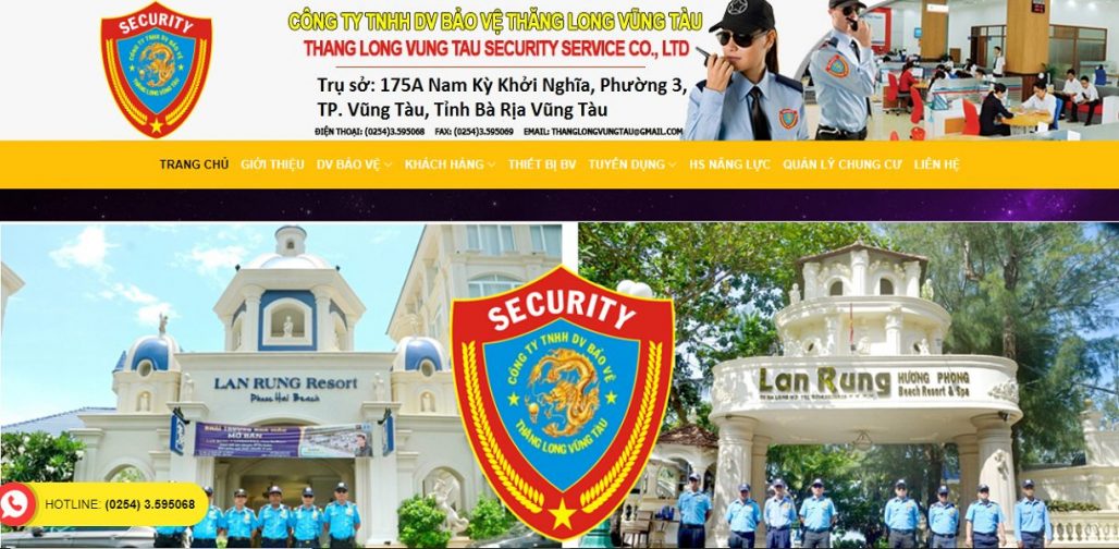 Công ty TNHH DV bảo vệ Thăng Long Vũng Tàu