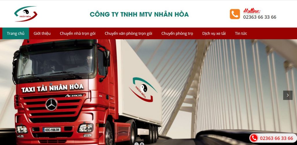 Công ty TNHH MTV Nhân Hoà - chuyển nhà trọn gói Đà Nẵng
