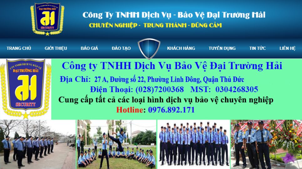 Top 10 Công ty dịch vụ bảo vệ uy tín tại Đồng Nai 2023 20 Công ty TNHH DV BV Đại Trường Hải