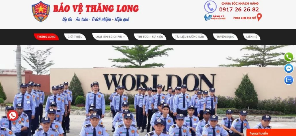 Top 7 công ty bảo vệ uy tín tại Vũng Tàu 2023 13 Công ty CPDV Bảo vệ – Vệ sĩ Thăng Long Sepre 24