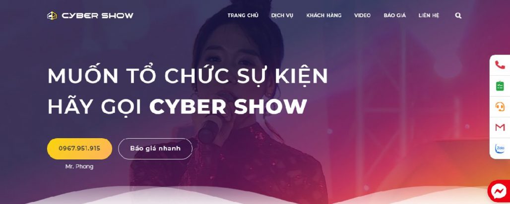 Công ty tổ chức sự kiện Cyber Show 