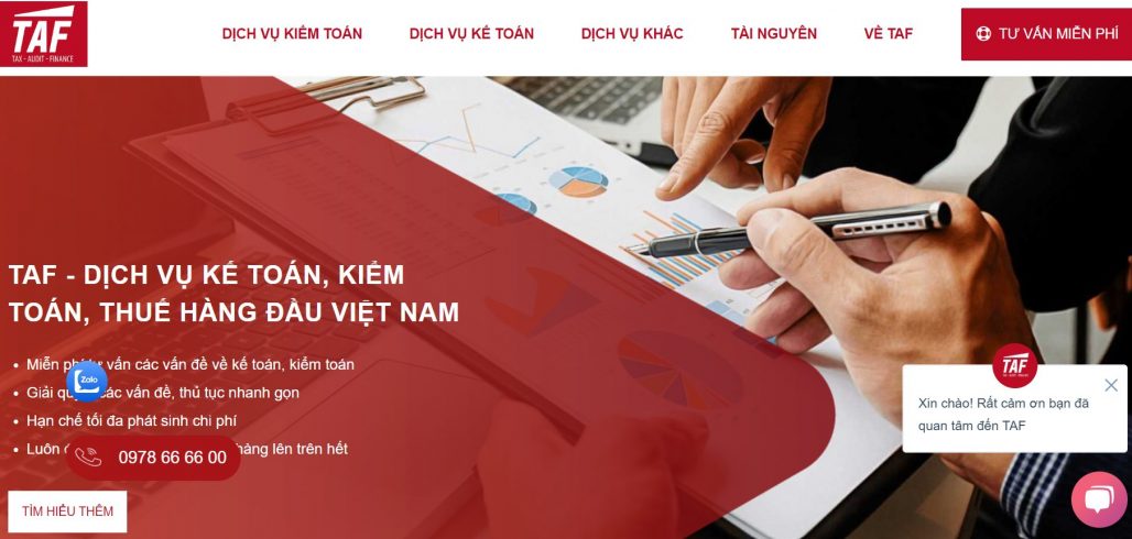 Top 10 công ty dịch vụ kế toán uy tín tại TP.HCM 2023 27 Công ty kế toán TAF