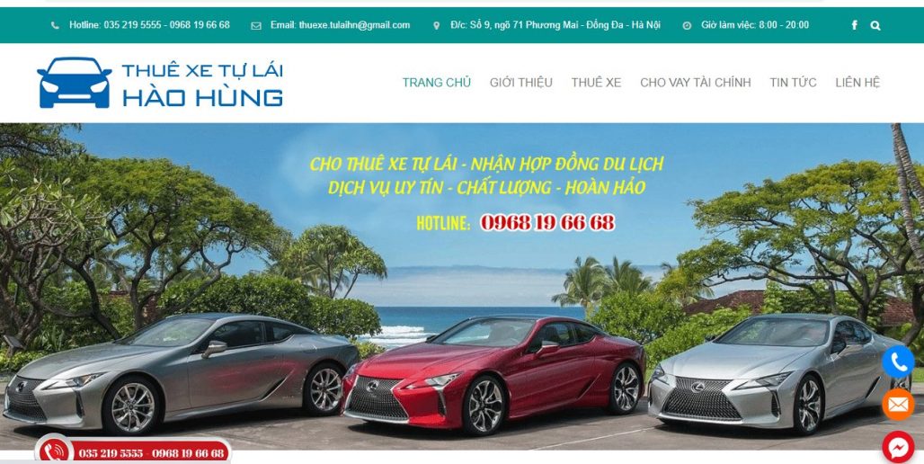 Top 10 công ty dịch vụ thuê xe uy tín tại Hà Nội 2023