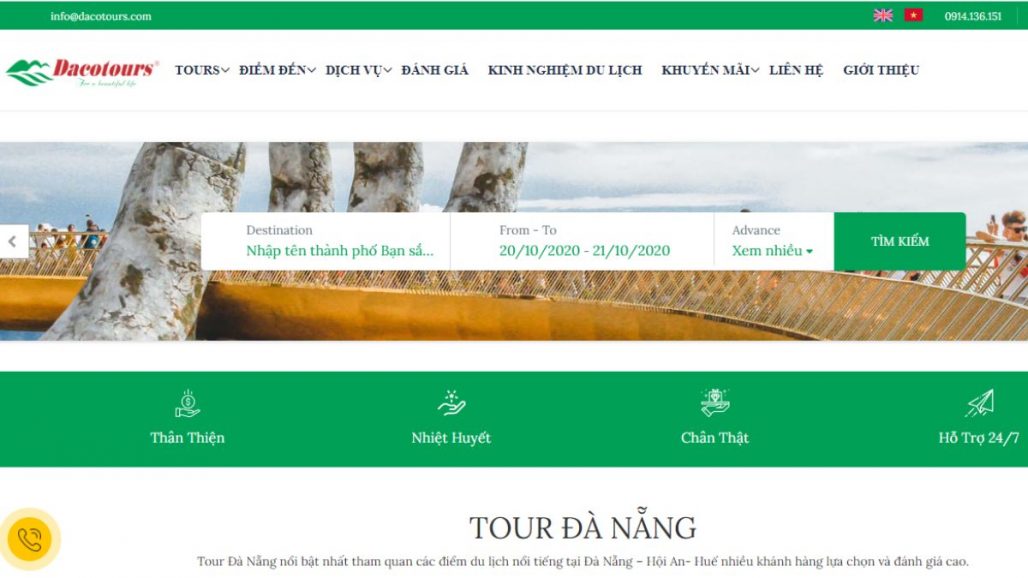 Top 10 công ty du lịch uy tín nhất Đà Nẵng 2022
