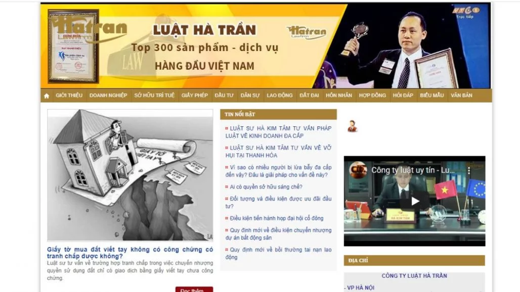 TOP 10 CÔNG TY LUẬT UY TÍN NHẤT TẠI HÀ NỘI 2023 16 TOP 10 CÔNG TY LUẬT UY TÍN NHẤT TẠI HÀ NỘI 2023