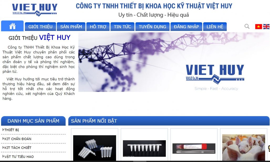 Công ty thiết bị khoa học kỹ thuật Việt Huy