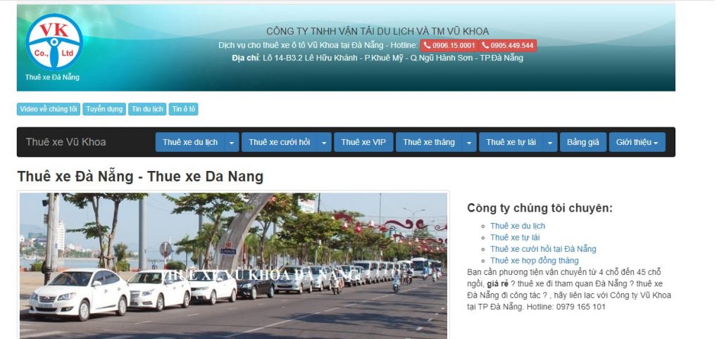 (2021)Top 10 công ty dịch vụ thuê xe ô tô uy tín tại Đà Nẵng 