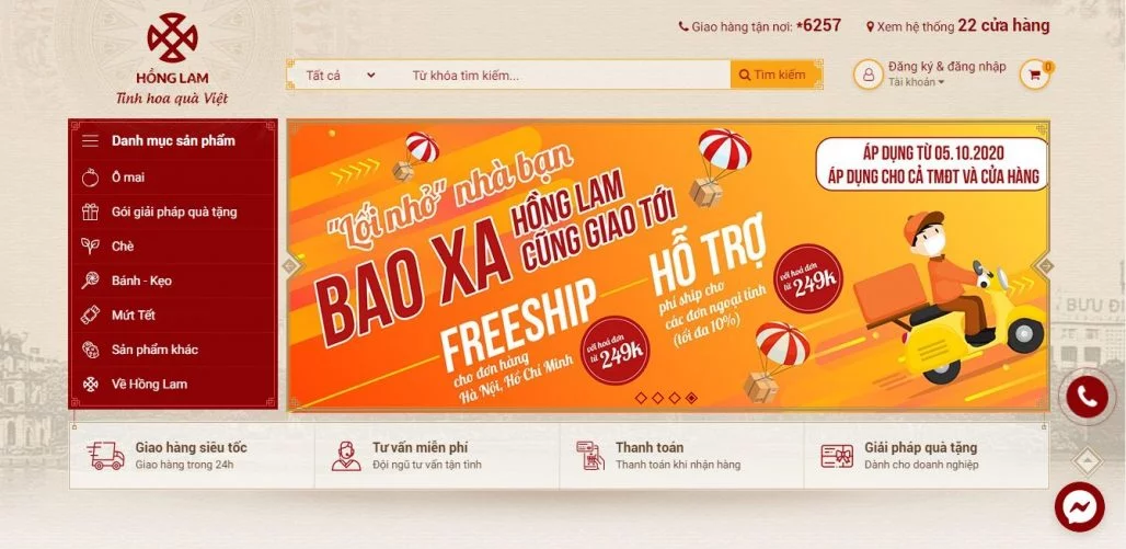 Top 9 công ty cung cấp quà tết cho nhân viên uy tín ở Hà Nội 10 Công ty cung cấp quà tết cho nhân viên Ô mai Hồng Lam