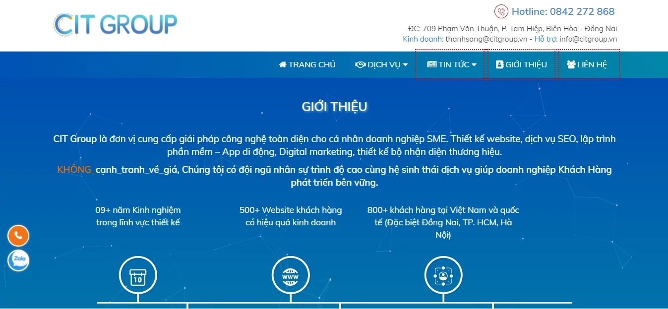 Top 10 công ty thiết kế website uy tín ở Bình Dương 2023 20 Công ty Thiết kế Website CIT Group