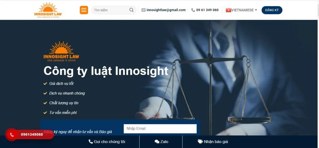 Top 10 dịch vụ thành lập công ty uy tín tại Hà Nội 19 Dịch vụ thành lập công ty INNOSIGHT