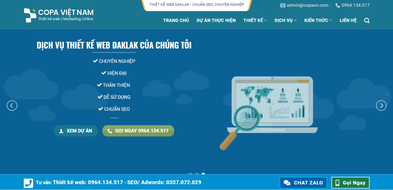 Công ty thiết kế web Copa Việt Nam
