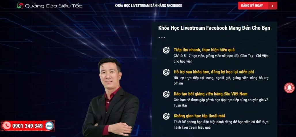 Top 8 công ty đào tạo bán hàng livestream uy tín tại TPHCM 11 Công ty đào tạo bán hàng livestream QUẢNG CÁO SIÊU TỐC