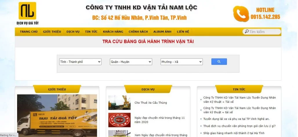 Top 10 công ty chuyển nhà trọn gói uy tín tại TP Vinh - Nghệ An 2023 14 Công ty chuyển nhà trọn gói - Vận tải Nam Lộc