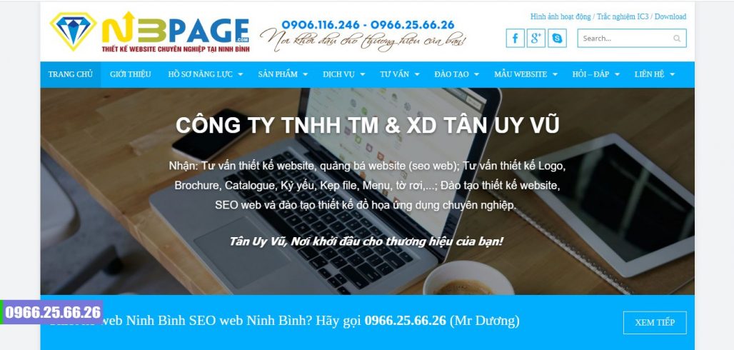 Công Ty Thiết Kế Website NBpage