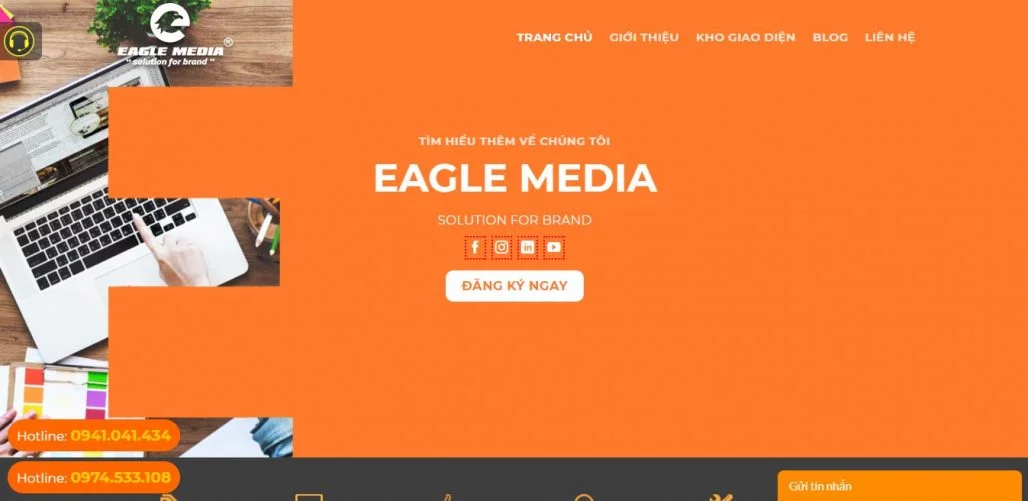 Top 10 công ty thiết kế website uy tín ở Huế, Thừa Thiên Huế 2023 14 Công Ty Thiết Kế Website - Eagle Media