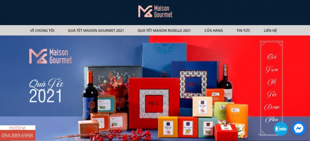 Công ty cung cấp quà tết cho doanh nghiệp MAISON GOURMET