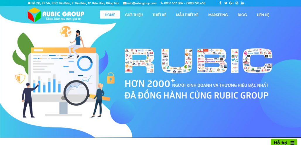 Công Ty Thiết Kế Website Rubic Group