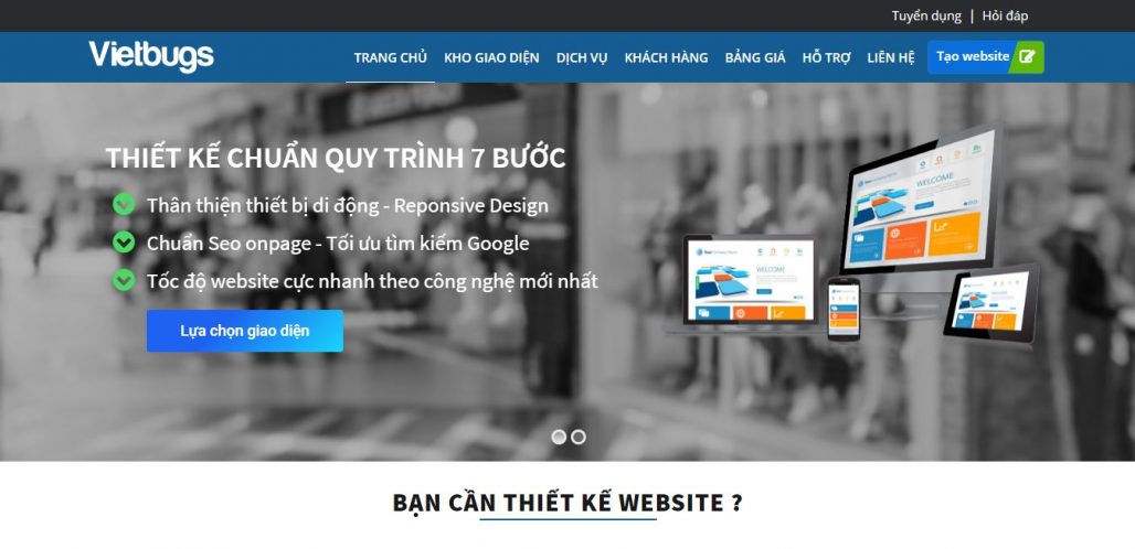 Công Ty Thiết Kế Website Vietbugs Company