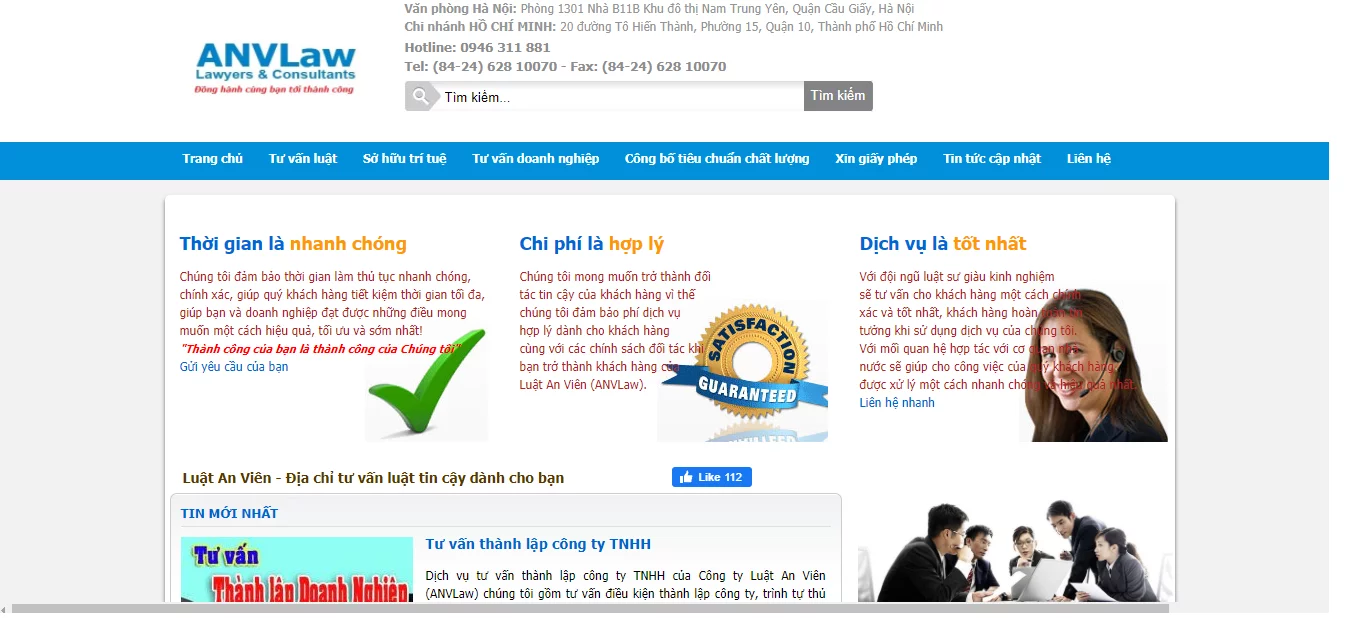 Top 10 dịch vụ thành lập công ty uy tín tại Hà Nội 13 Dịch vụ thành lập công ty Luật An Viên (ANVLaw)