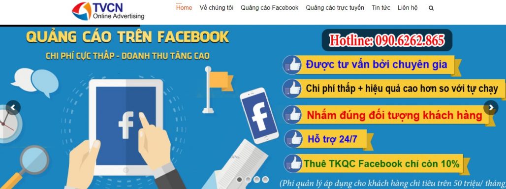 Top 10 công ty chạy quảng cáo Facebook uy tín tại Hà Nội 16 Công ty chạy quảng cáo Facebook TVCN