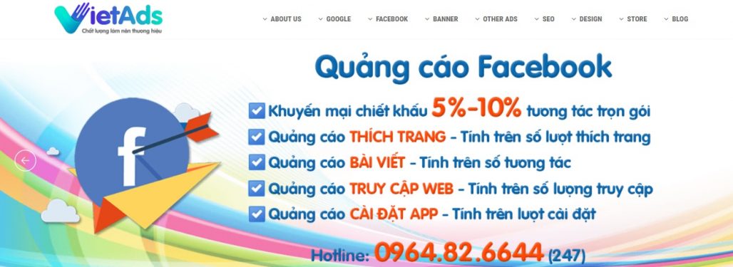Dịch vụ chạy quảng cáo Facebook Việt Ads
