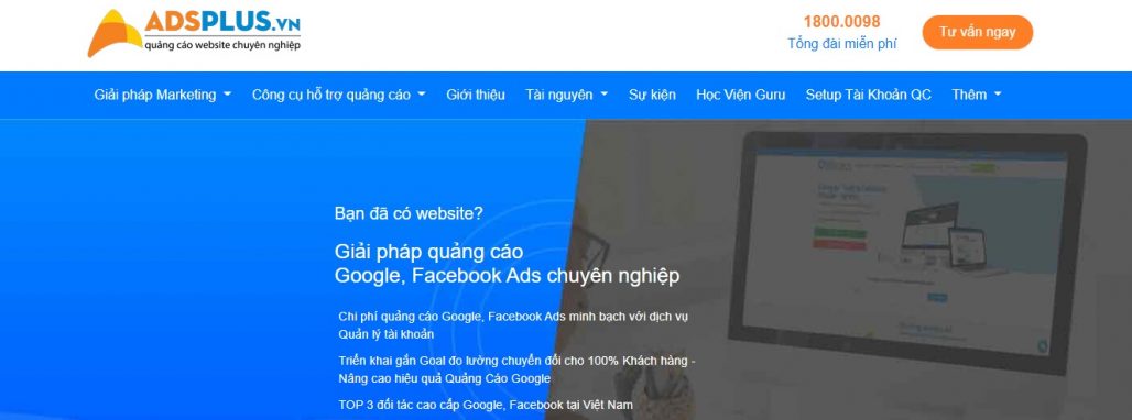 Top 10 công ty chạy quảng cáo Google Adwords uy tín tại TPHCM 17 Công ty chạy quảng cáo Google Adwords ADPLUS.VN