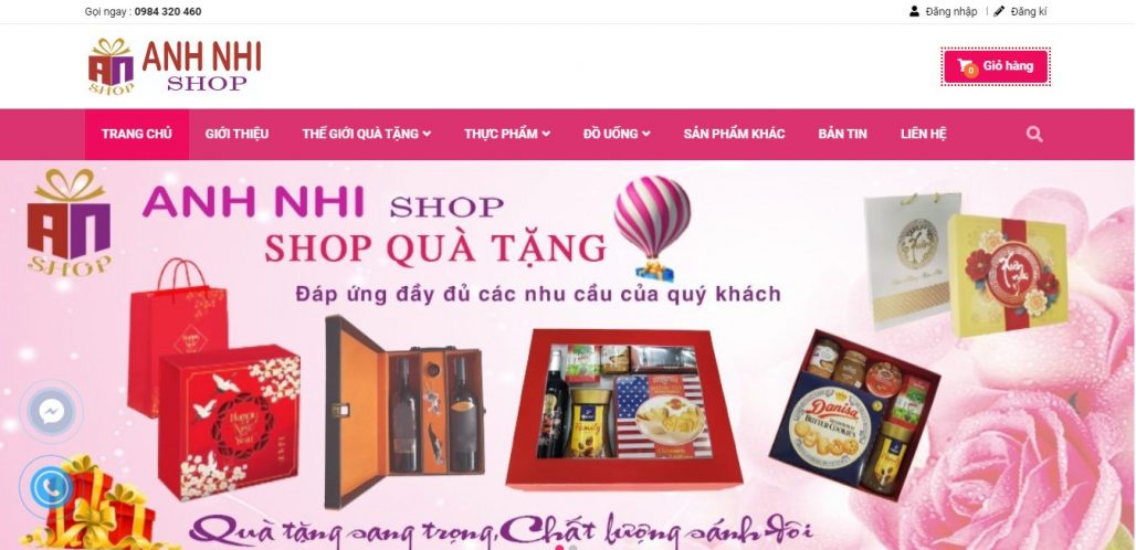 Công ty cung cấp giỏ quà tết cho doanh nghiệp ANH NHI