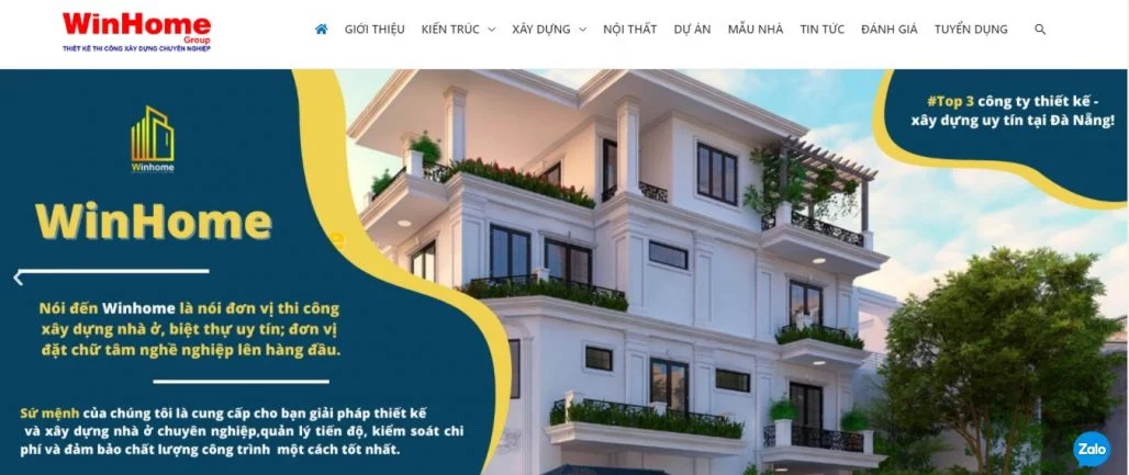 Top 10 công ty xây dựng nhà uy tín tại Đà Nẵng 2023 12 Công ty xây dựng nhà Winhome