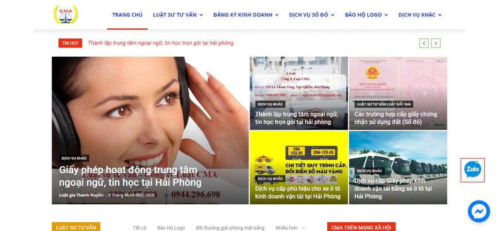 Top 7 dịch vụ thành lập công ty uy tín tại Hải Phòng 10 Dịch vụ thành lập công ty - Công ty Luật CMA