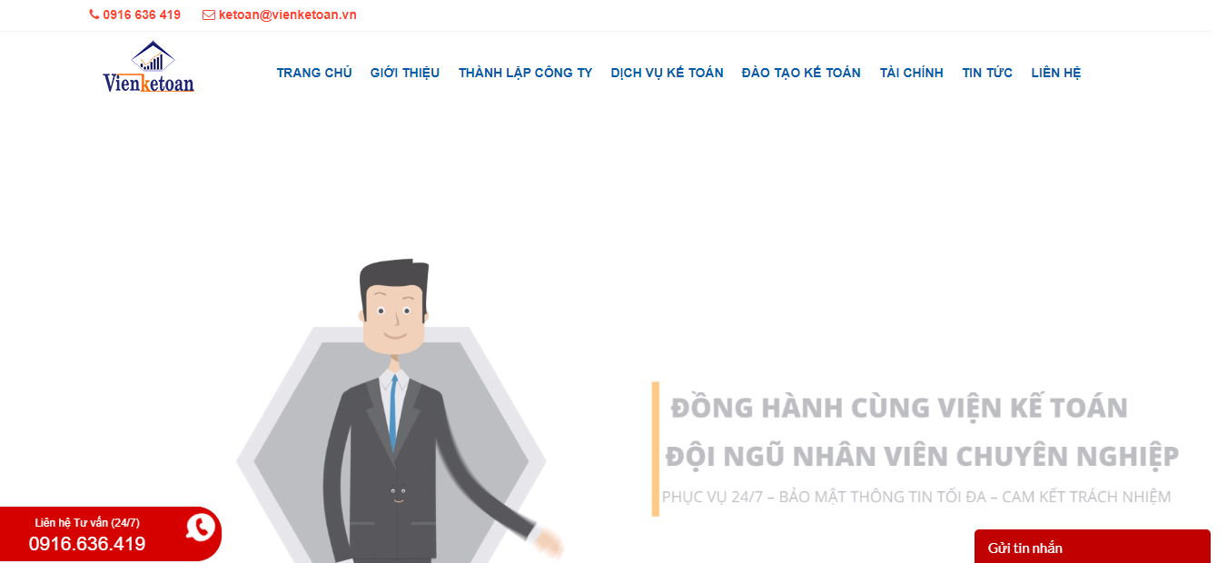 Top 10 dịch vụ thành lập công ty uy tín tại Hà Nội 14 Dịch vụ thành lập công ty VIỆN KẾ TOÁN