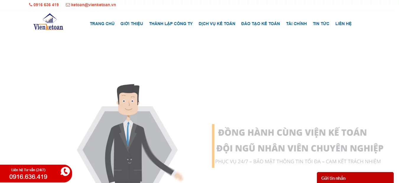 Top 10 dịch vụ thành lập công ty uy tín tại Hà Nội 14 Dịch vụ thành lập công ty VIỆN KẾ TOÁN