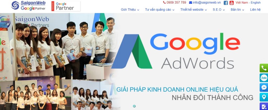 Top 10 công ty chạy quảng cáo Google Adwords uy tín tại TPHCM 12 Công ty chạy quảng cáo Google Adwords Saigon Web
