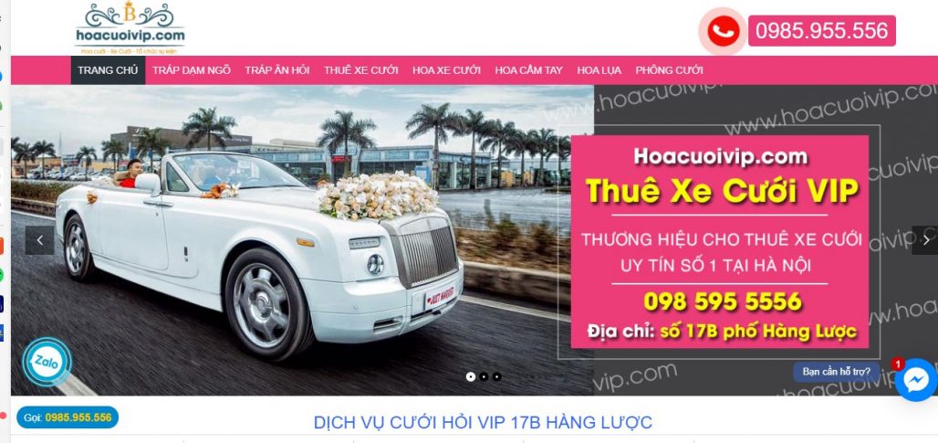 Top 5 công ty dịch vụ thuê xe uy tín tại Hà Tây 9 Công ty thuê xe du lịch Việt Cường-Hoa Cưới Vip