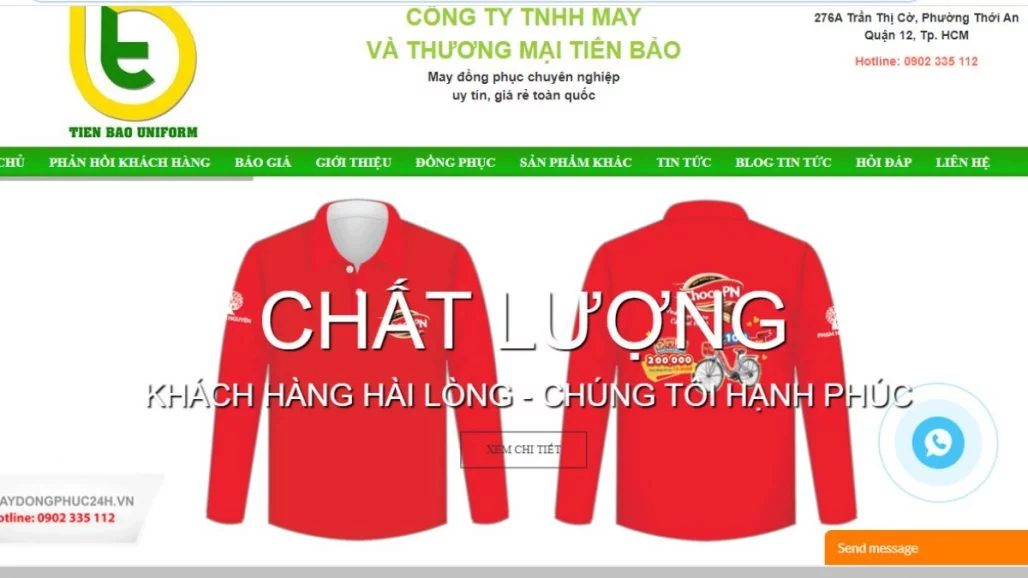 Top 10 công ty may đồng phục uy tín tại TPHCM 2023 20 Top 10 công ty may đồng phục uy tín tại TPHCM 2023