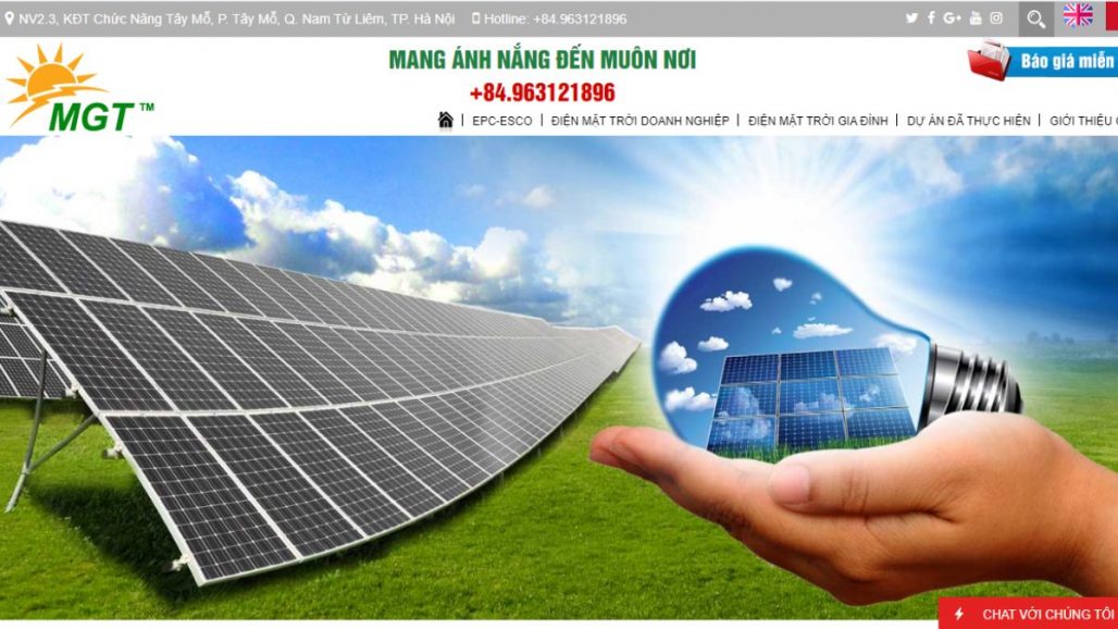 TOP 10 CÔNG TY LẮP HỆ THỐNG ĐIỆN MẶT TRỜI UY TÍN TẠI HÀ NỘI 2021