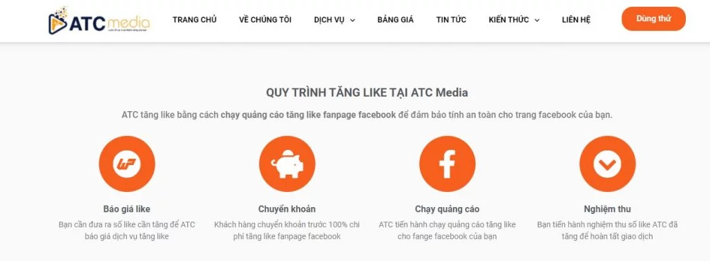 Top 8 dịch vụ tăng like Facebook uy tín tại Hà Nội 13 Dịch vụ tăng like Facebook ATC Media