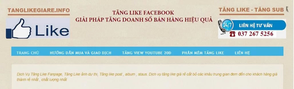 Top 8 dịch vụ tăng like Facebook uy tín tại Hà Nội 12 Dịch vụ tăng like Facebook giá rẻ
