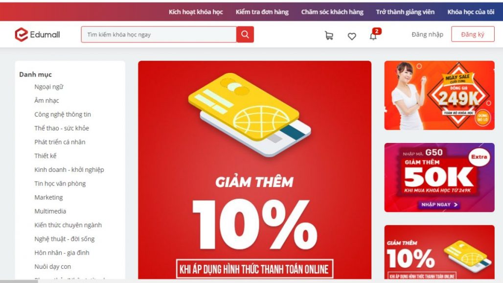 Top 10 website khóa học online uy tín tại Việt Nam 2022