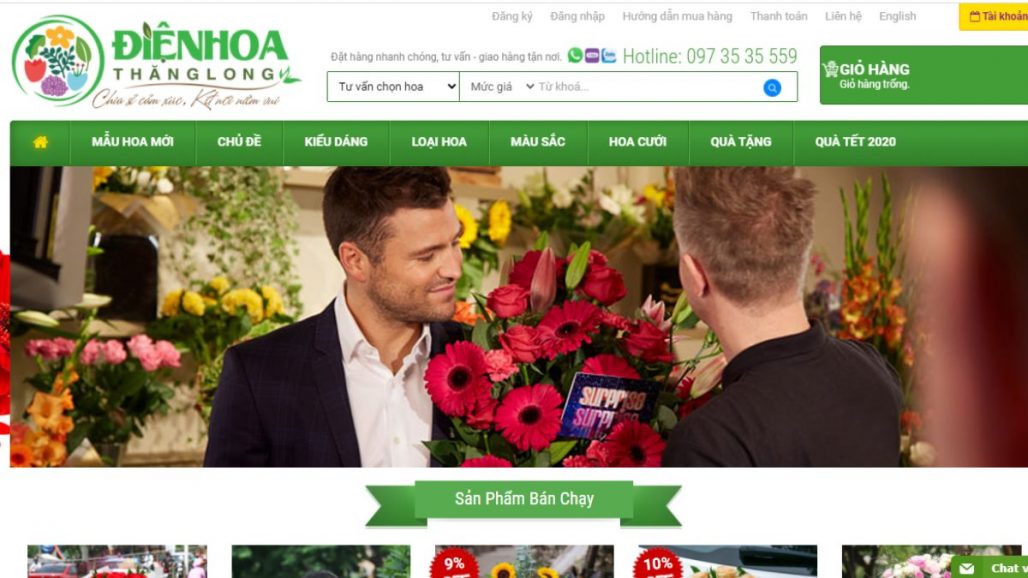 Top 10 shop bán hoa tươi uy tín nhất tại Hà Nội 2022