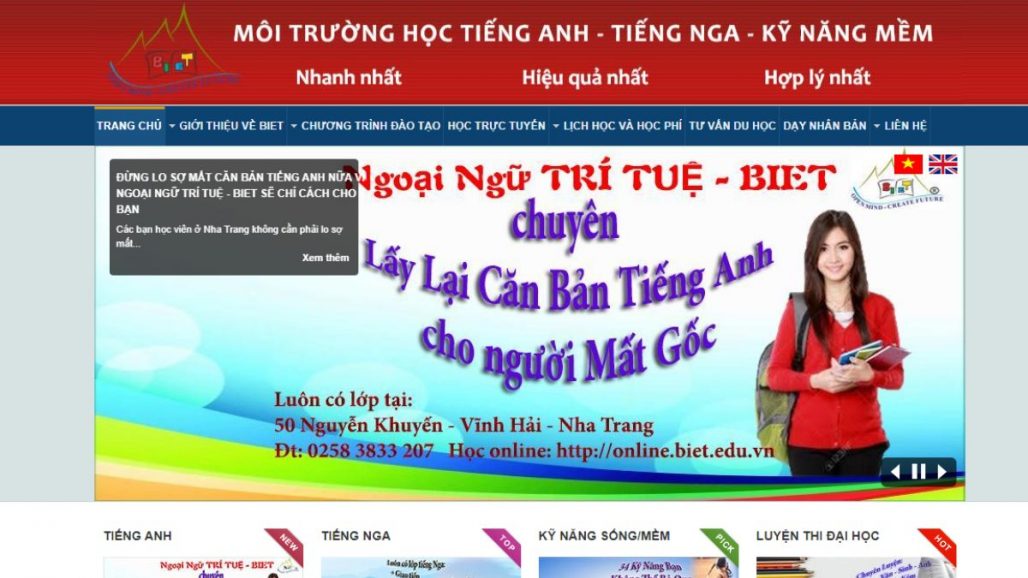 Top 7 trung tâm tiếng Anh uy tín tại Nha Trang - Khánh Hòa 2022