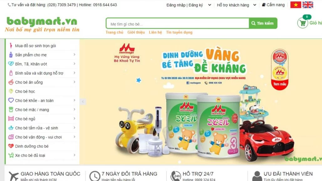 Top 10 website bán đồ mẹ và bé uy tín tại Việt Nam 20 Top 10 website bán đồ mẹ và bé uy tín tại Việt Nam