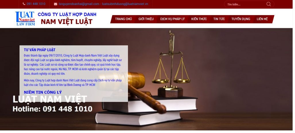 Công Ty Luật Hợp Danh Nam Việt Luật