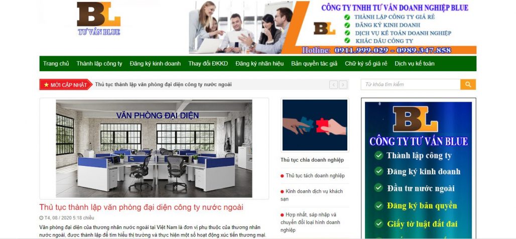 Top 5 dịch vụ thành lập công ty uy tín tại Bà Rịa Vũng Tàu 9 Dịch vụ thành lập công ty BLUE