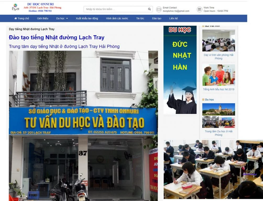 Top 9 trung tâm tiếng Nhật uy tín tại Hải Phòng 18 Trung tâm tiếng Nhật - Công Ty TNHH Du Học Và Đào Tạo Onnuri