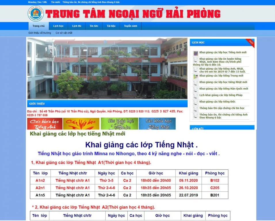 Top 9 trung tâm tiếng Nhật uy tín tại Hải Phòng 11 Trung tâm tiếng Nhật - Ngoại Ngữ Hải Phòng