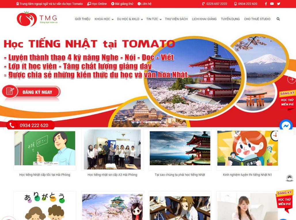 Top 9 trung tâm tiếng Nhật uy tín tại Hải Phòng 12 Trung tâm tiếng Nhật - Ngoại Ngữ Tomato