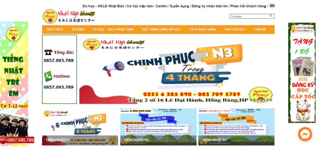 Top 9 trung tâm tiếng Nhật uy tín tại Hải Phòng 13 Trung tâm tiếng Nhật - Nhật Ngữ Momiji