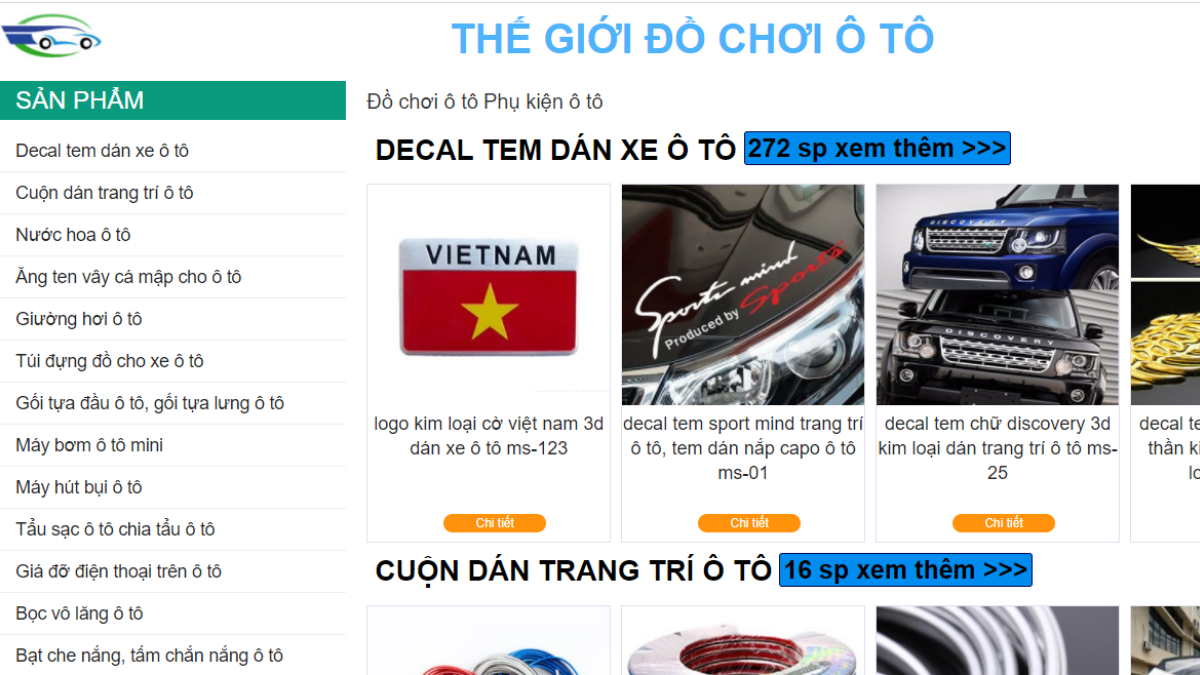 Công ty phụ tùng - phụ kiện ô tô Việt Đức